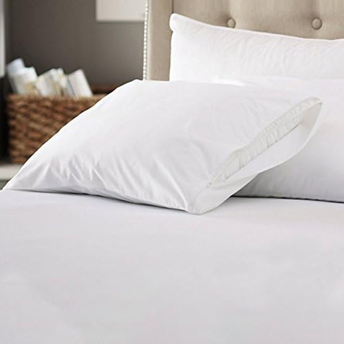 Serta Gel Memory Foam Pillows (Set of 2) Standard 20”x26” Cooling Technology Plus Bonus Pillow Protectors-(Set of 2)
