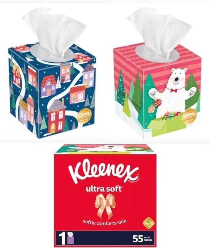 Kleenex Ultra Facial Tissue, 85 Count (Pack of 12)