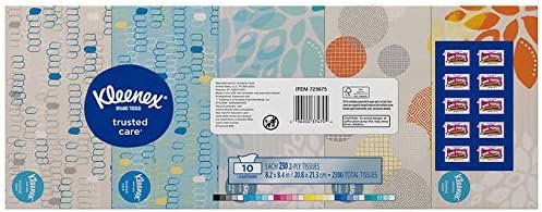 Kleenex Facial Tissue, 10 Pack - 230 Tissues in each box
