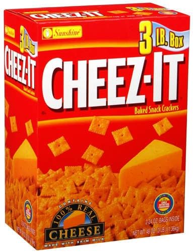 Sunshine Cheez-It Crackers, Original, 48 Oz Box