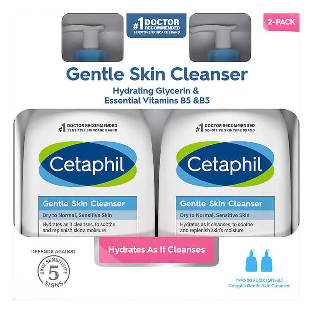 Cetaphi Gentle Skin Cleanser - 2/20 oz. pumps