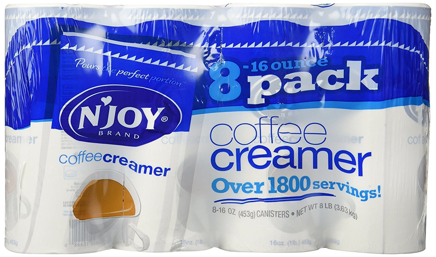 N'JOY Coffee Creamer - 8/16oz Canisters