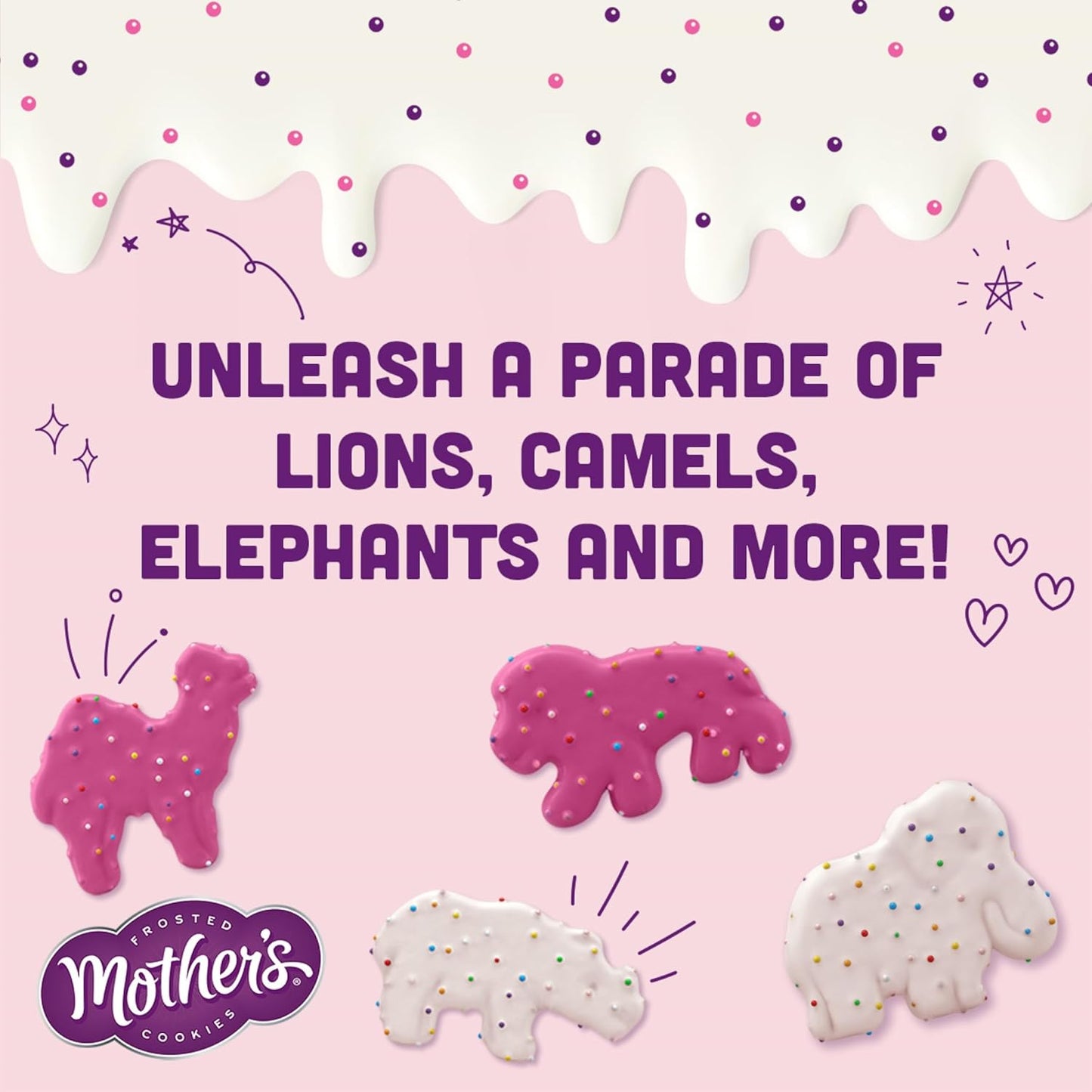 Mother's Cookies, Circus Animal, Caddy, 12 Ct. (Pack of 4)