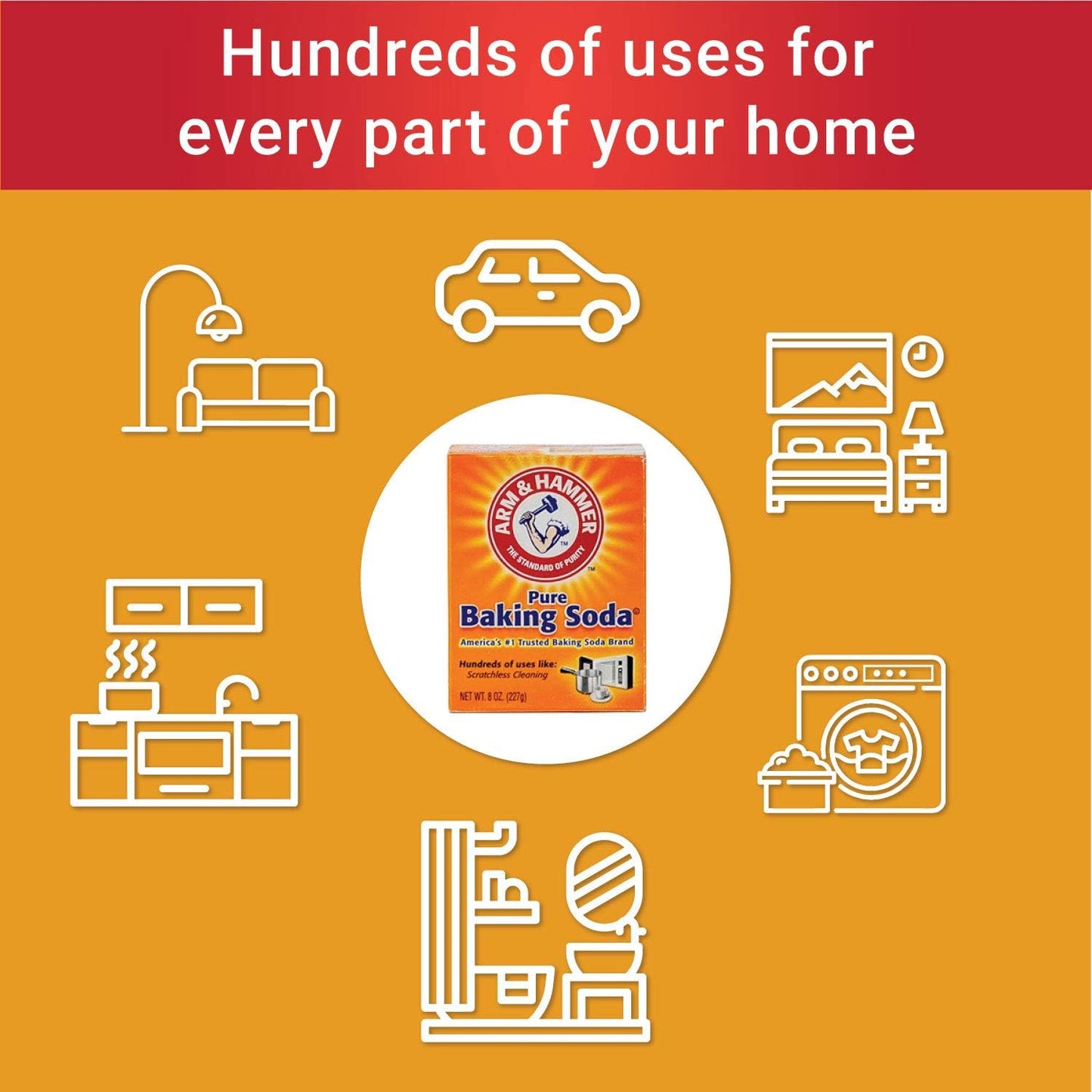 Arm & Hammer Baking Soda, 12lb
