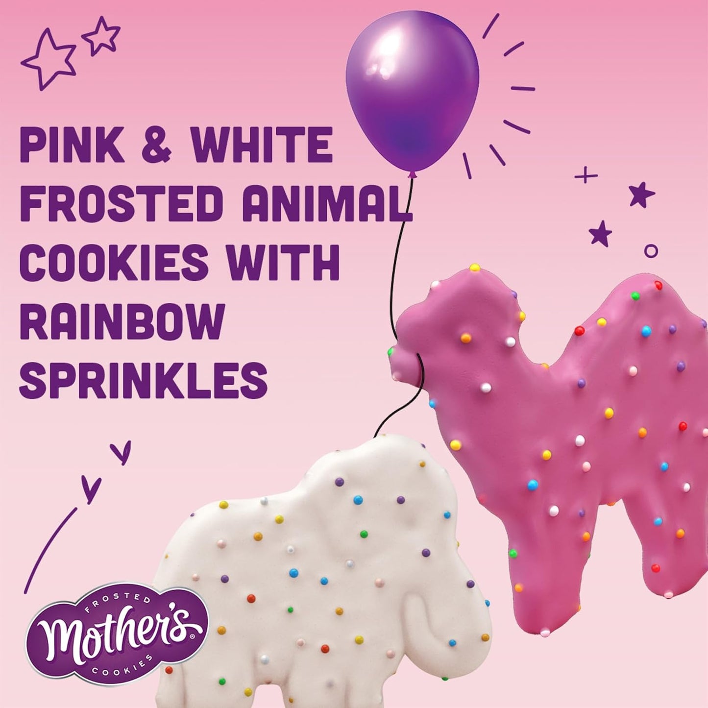Mother's Cookies, Circus Animal, Caddy, 12 Ct. (Pack of 4)