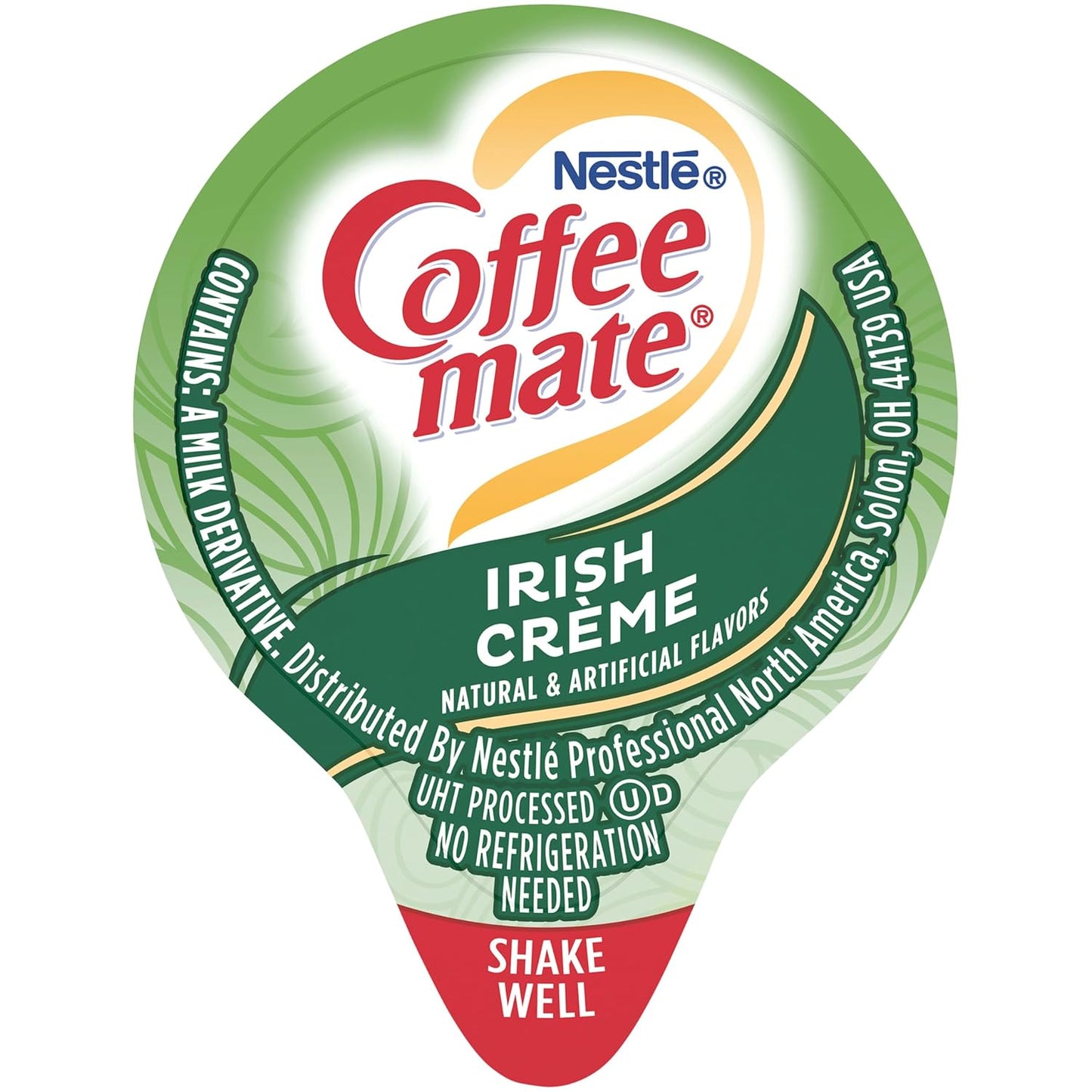 Nestle Coffee mate Coffee Creamer, Hazelnut, Liquid Creamer Singles, Non Dairy, No Refrigeration, 0.375 fl oz Tubs (Pack of 180)
