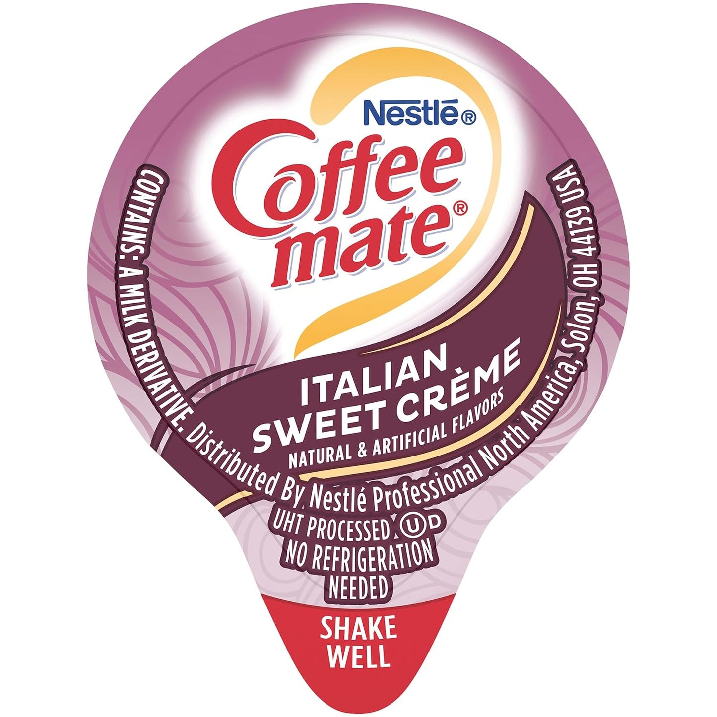 Nestle Coffee mate Coffee Creamer, Hazelnut, Liquid Creamer Singles, Non Dairy, No Refrigeration, 0.375 fl oz Tubs (Pack of 180)