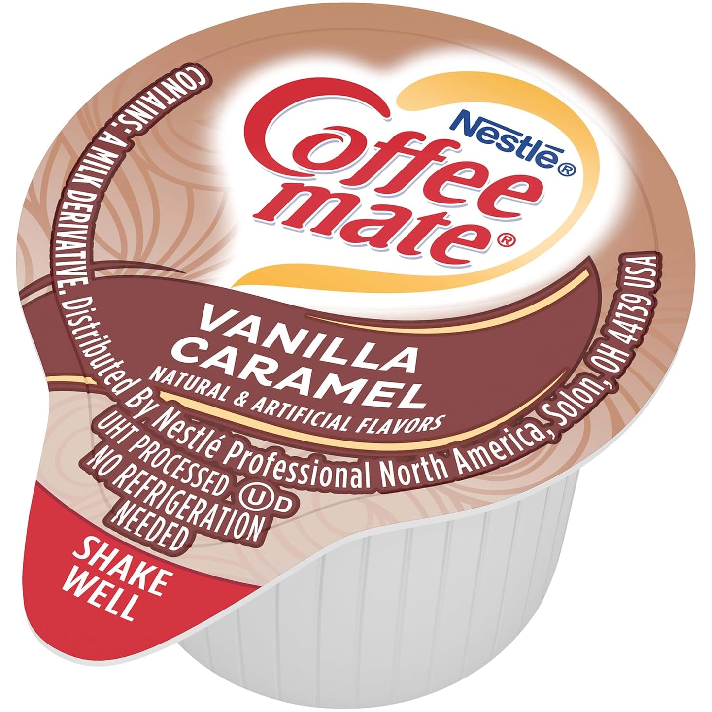 Nestle Coffee mate Coffee Creamer, Hazelnut, Liquid Creamer Singles, Non Dairy, No Refrigeration, 0.375 fl oz Tubs (Pack of 180)