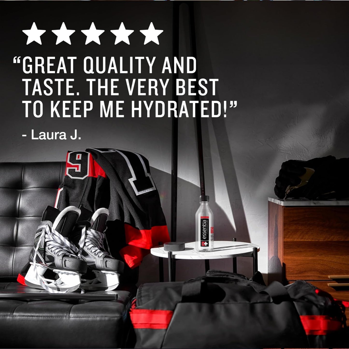 Essentia Bottled Water LLC, Ionized Alkaline Water; 99.9% Pure, Infused with Electrolytes, 9.5 pH or Higher a Clean, Smooth Taste, 20 Fl Oz (Pack of 24)