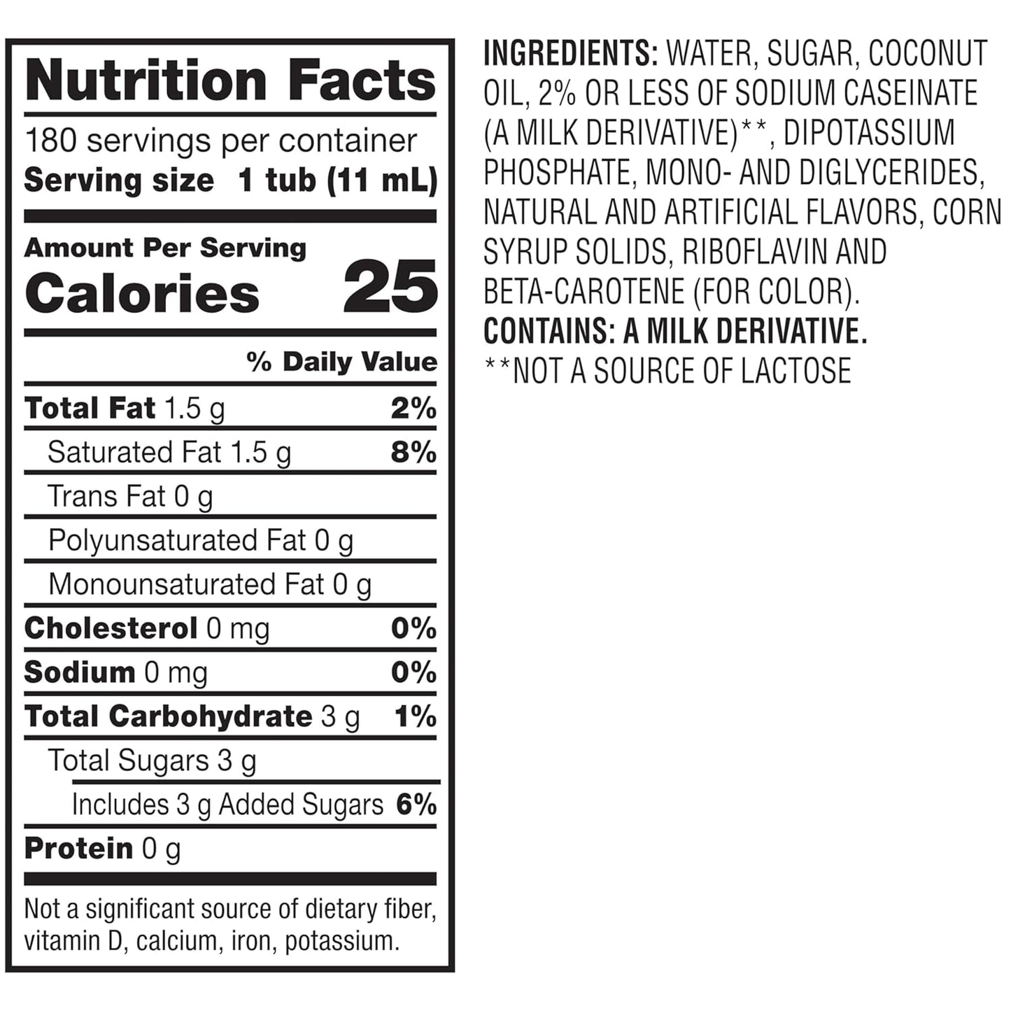 Nestle Coffee mate Coffee Creamer, Hazelnut, Liquid Creamer Singles, Non Dairy, No Refrigeration, 0.375 fl oz Tubs (Pack of 180)