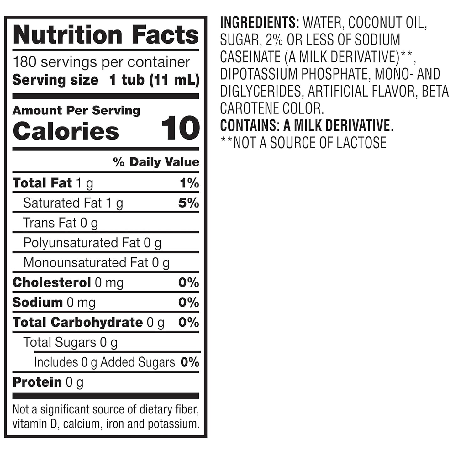 Nestle Coffee mate Coffee Creamer, Hazelnut, Liquid Creamer Singles, Non Dairy, No Refrigeration, 0.375 fl oz Tubs (Pack of 180)