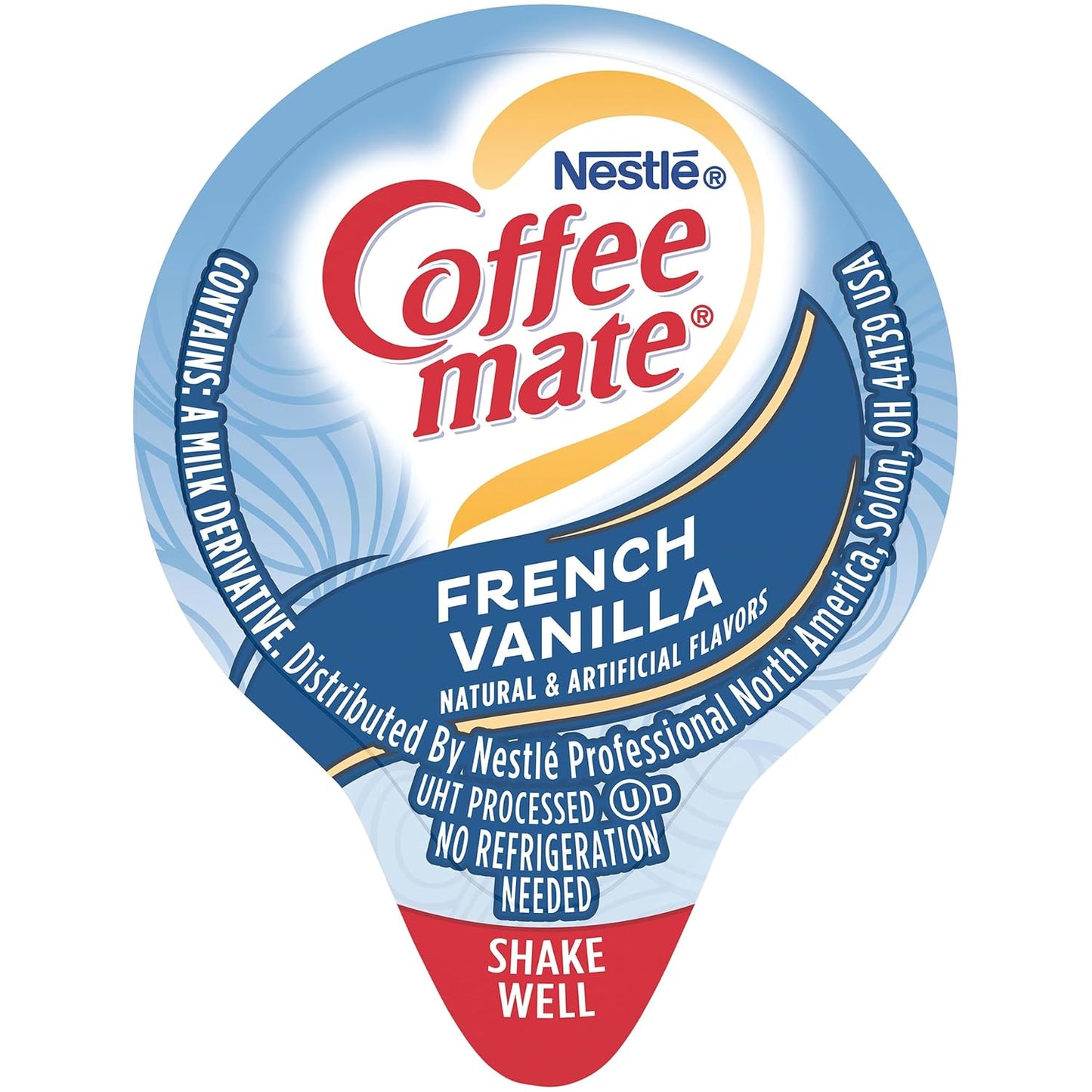 Nestle Coffee mate Coffee Creamer, Hazelnut, Liquid Creamer Singles, Non Dairy, No Refrigeration, 0.375 fl oz Tubs (Pack of 180)