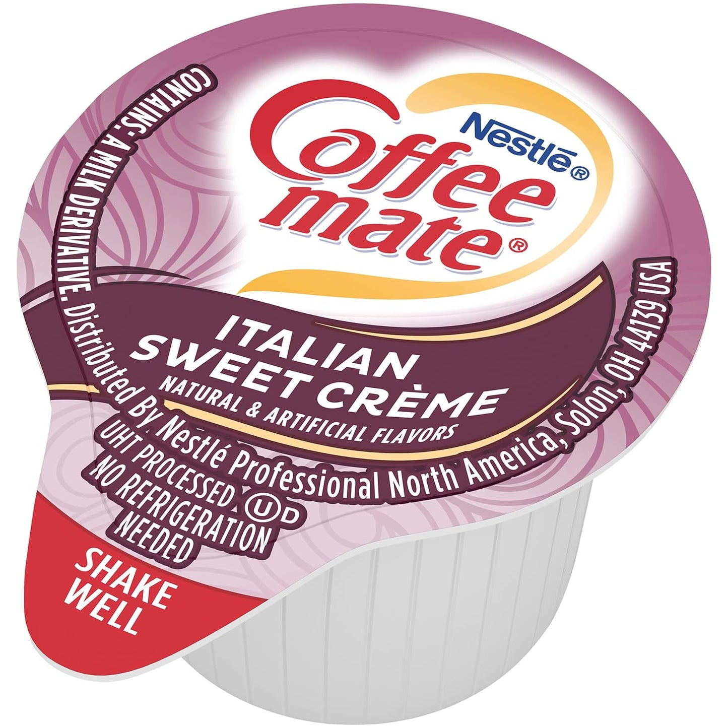 Nestle Coffee mate Coffee Creamer, Hazelnut, Liquid Creamer Singles, Non Dairy, No Refrigeration, 0.375 fl oz Tubs (Pack of 180)