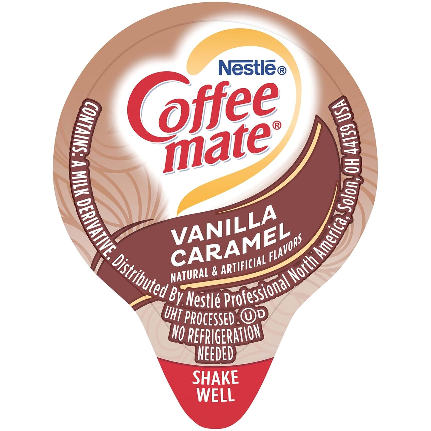 Nestle Coffee mate Coffee Creamer, Hazelnut, Liquid Creamer Singles, Non Dairy, No Refrigeration, 0.375 fl oz Tubs (Pack of 180)