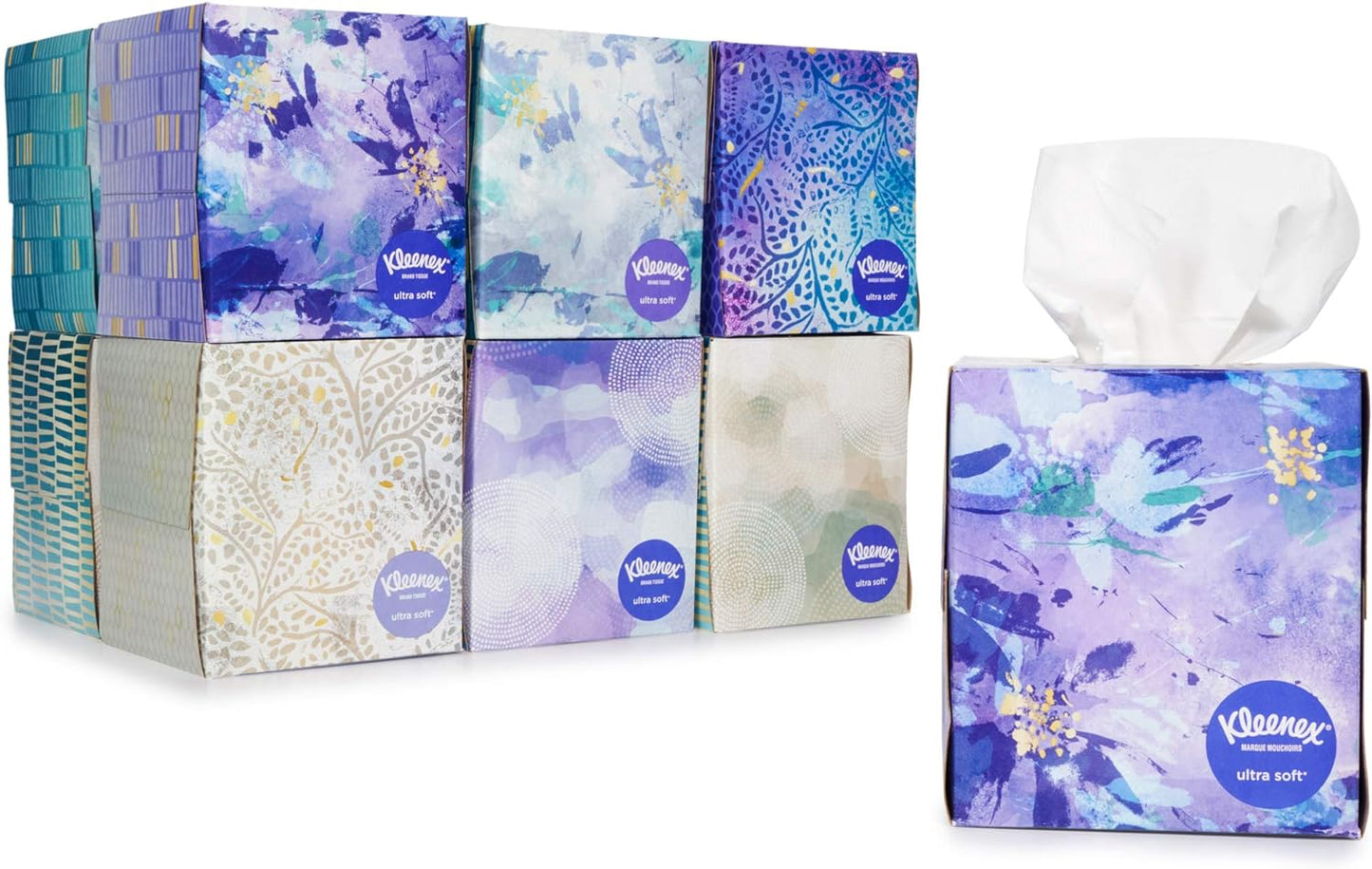 Kleenex Ultra Facial Tissue, 85 Count (Pack of 12)