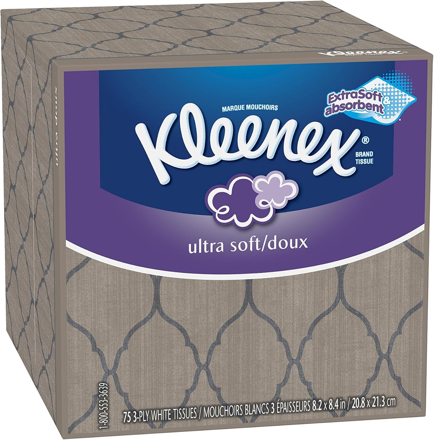 Kleenex Ultra Facial Tissue, 85 Count (Pack of 12)