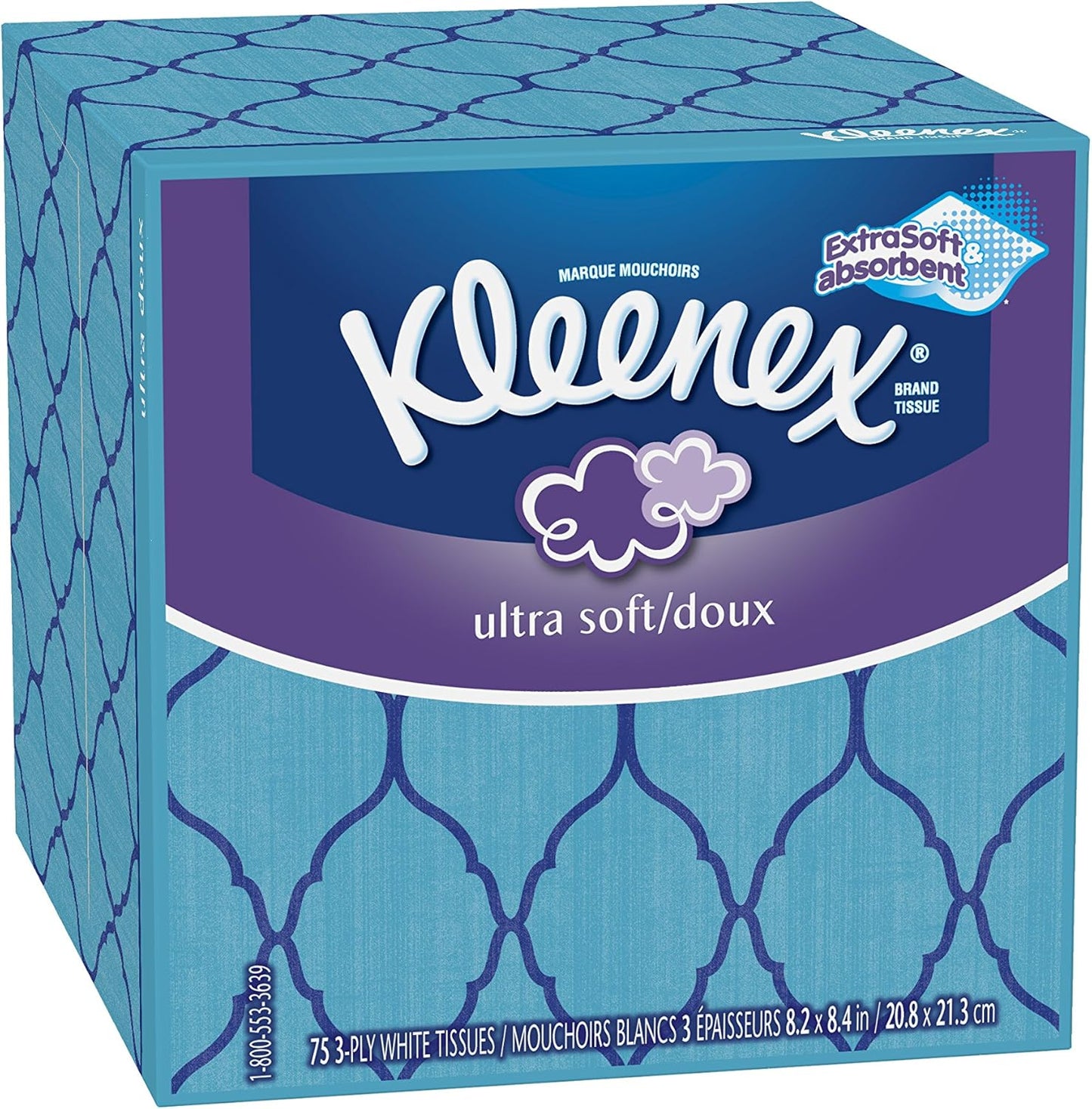 Kleenex Ultra Facial Tissue, 85 Count (Pack of 12)
