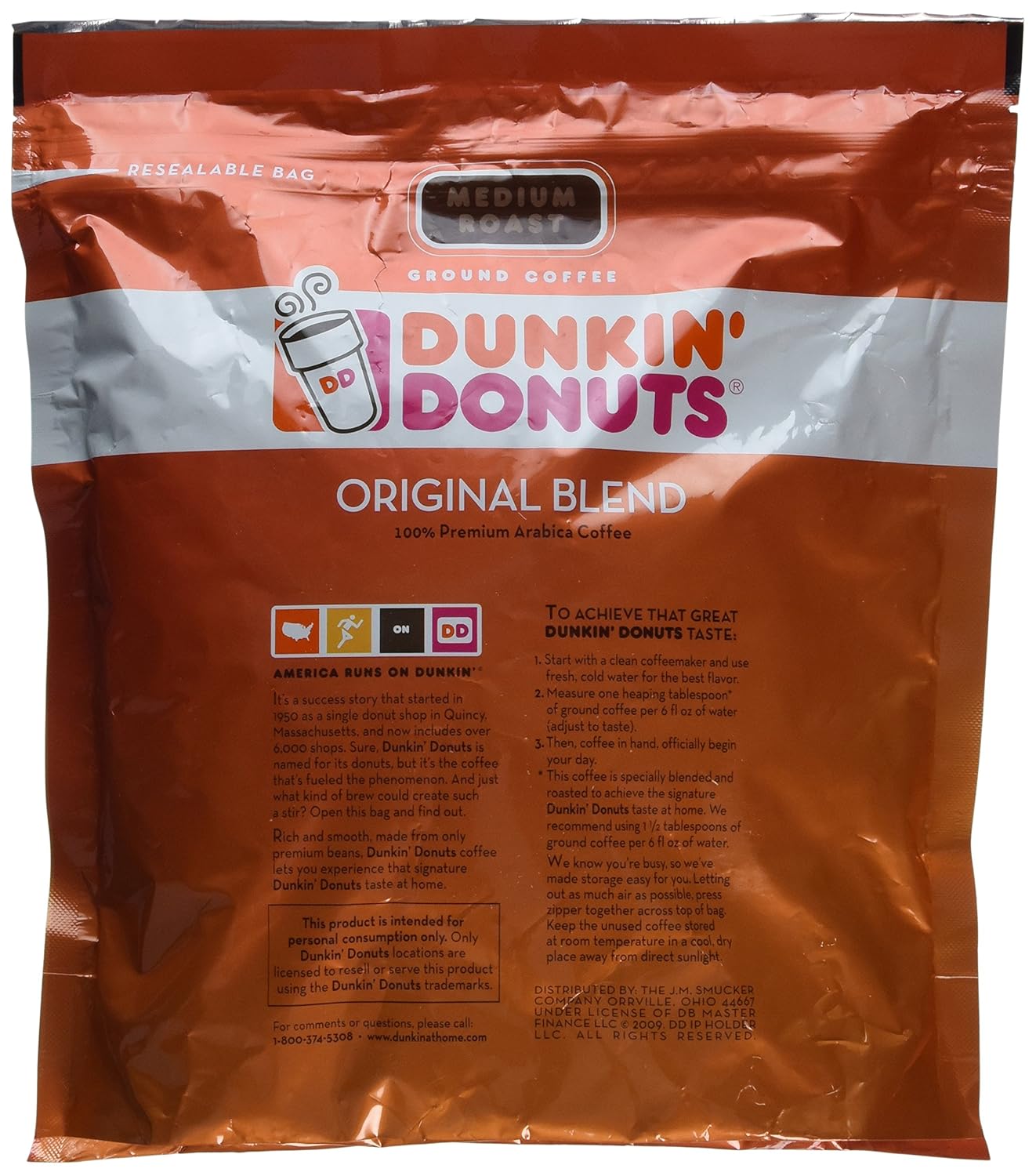 Dunkin Donuts Original Blend, 45 Ounce
