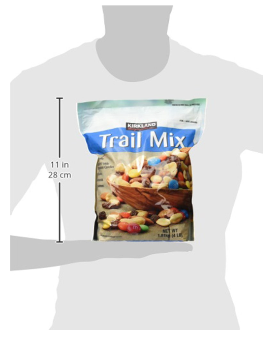 Signature Trail Mix, Peanuts, M and M Candies, Raisins, Almonds and Cashews, 4 Pound