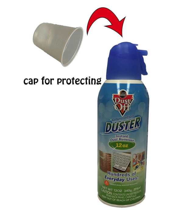 Dust-Off Falcon Professional Electronics Compressed Air Duster, 12 oz, 6 Pack