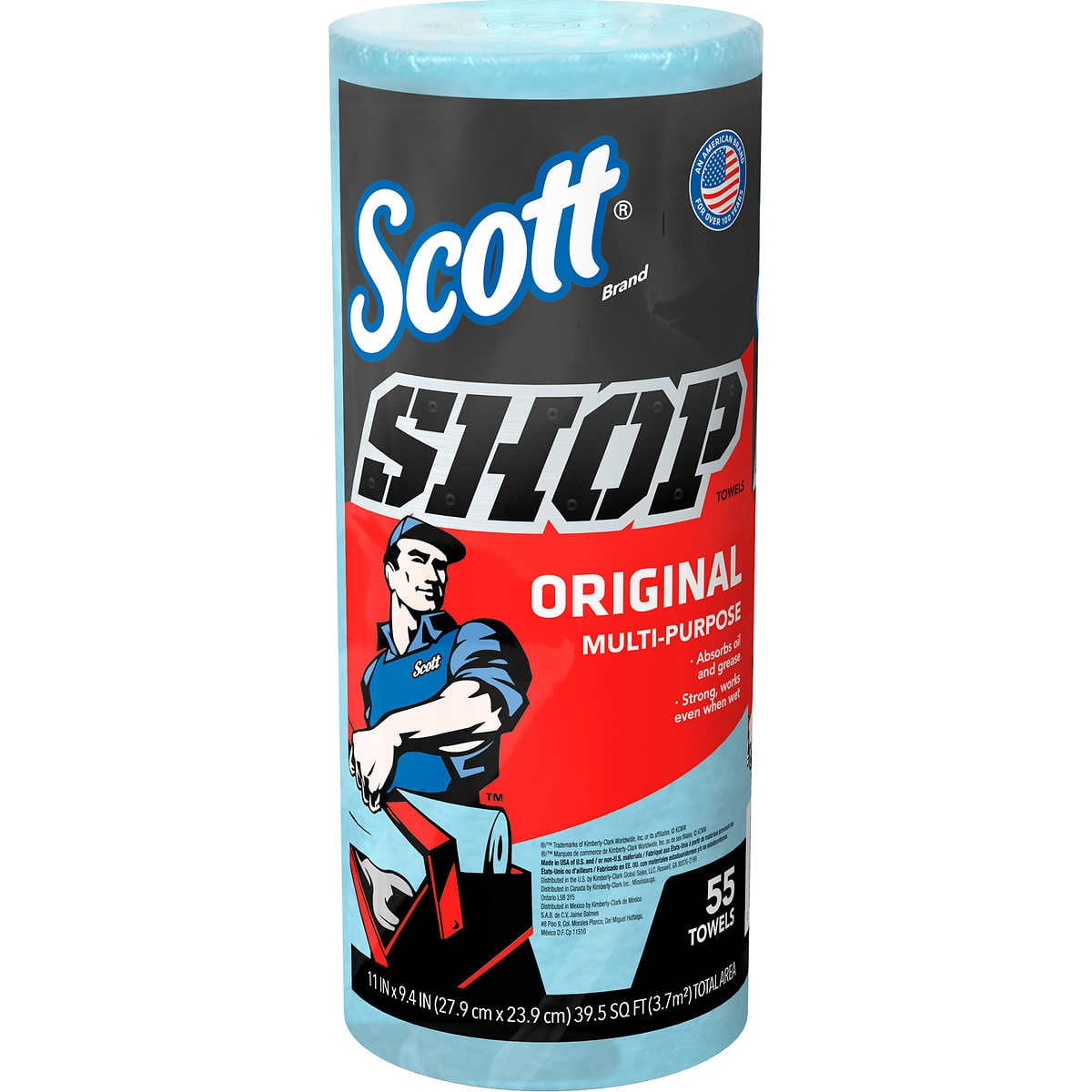 Scott Garage Basement & Auto Disposable Household Cleaning Cloths & Wipes, 10-pack