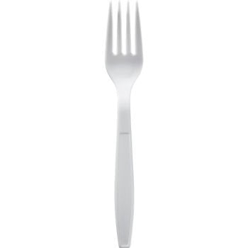 Solo Plastic Fork White 500ct