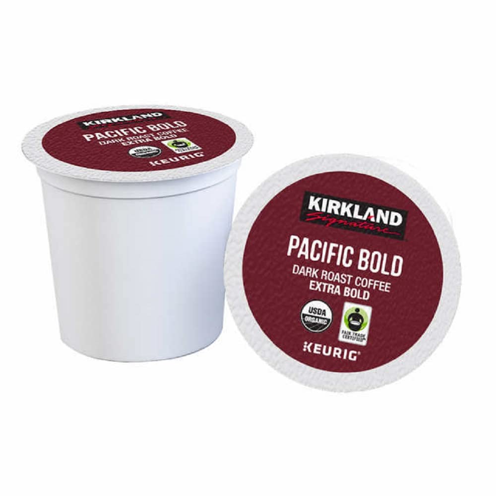 Kirkland Signature Pacific Bold Coffee, Dark, 120 K-Cup Pods (Pack of 1)