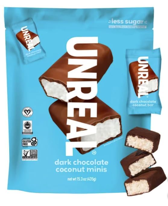 29 BARS Unreal Dark Chocolate Coconut Minis, 15.3 oz