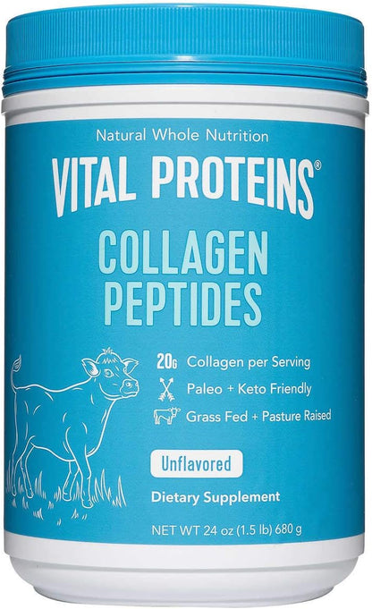 Vital Proteins Collagen Peptides Grass Fed Paleo Friendly 24 oz - 2 Pack