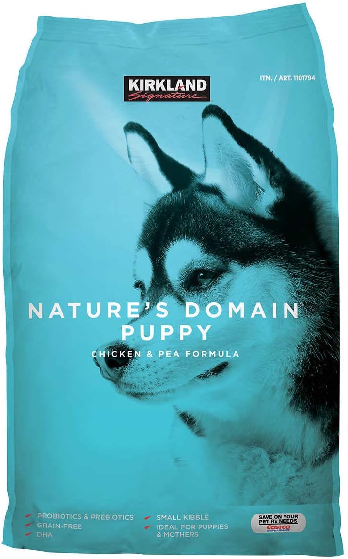 Bulkidoki Nature's Domain Puppy Formula Chicken & Pea Dog Food 20 lb.