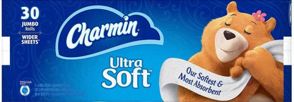 Charmin Ultra Soft Mega Roll Toilet Paper, 12 Count