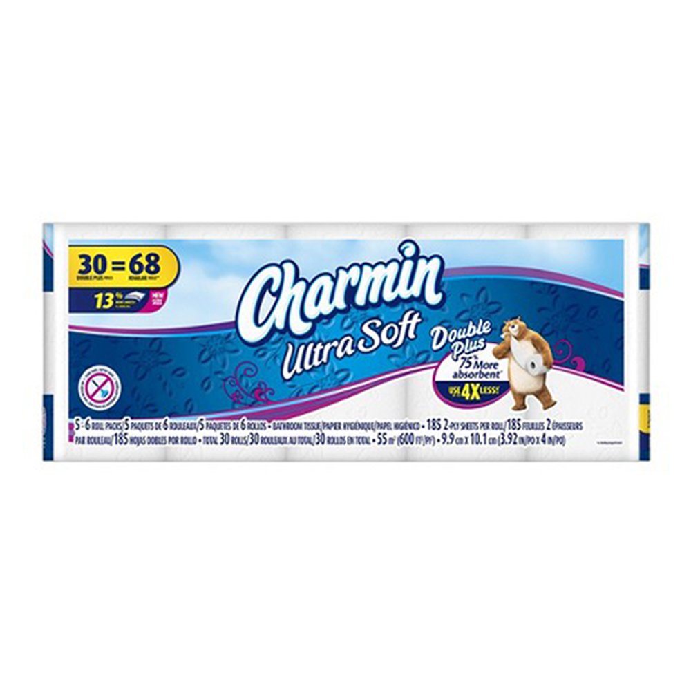 Charmin Ultra Soft Mega Roll Toilet Paper, 12 Count