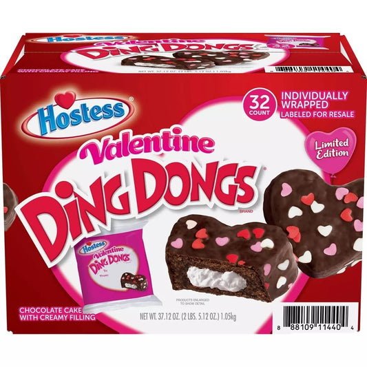 Hostess Valentine Ding Dongs 32 count