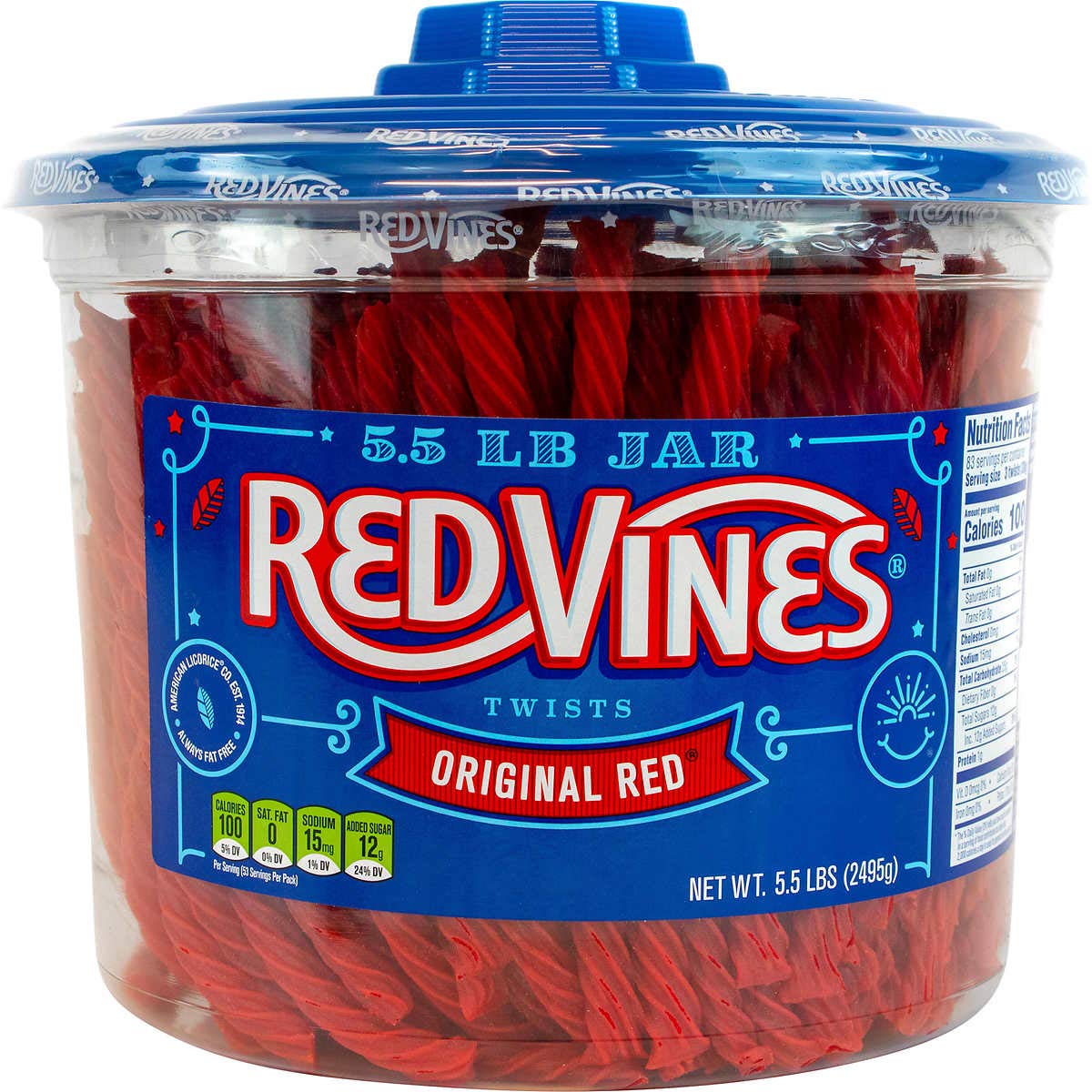 Bulk Pack Candy (Red Vines, 5 oz, 12-pack)