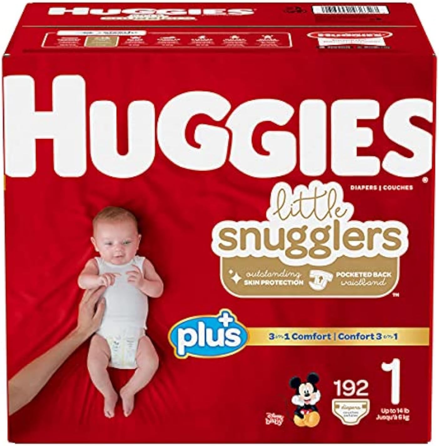 Huggies Little Snugglers Plus Diapers Size 2, 174 Count
