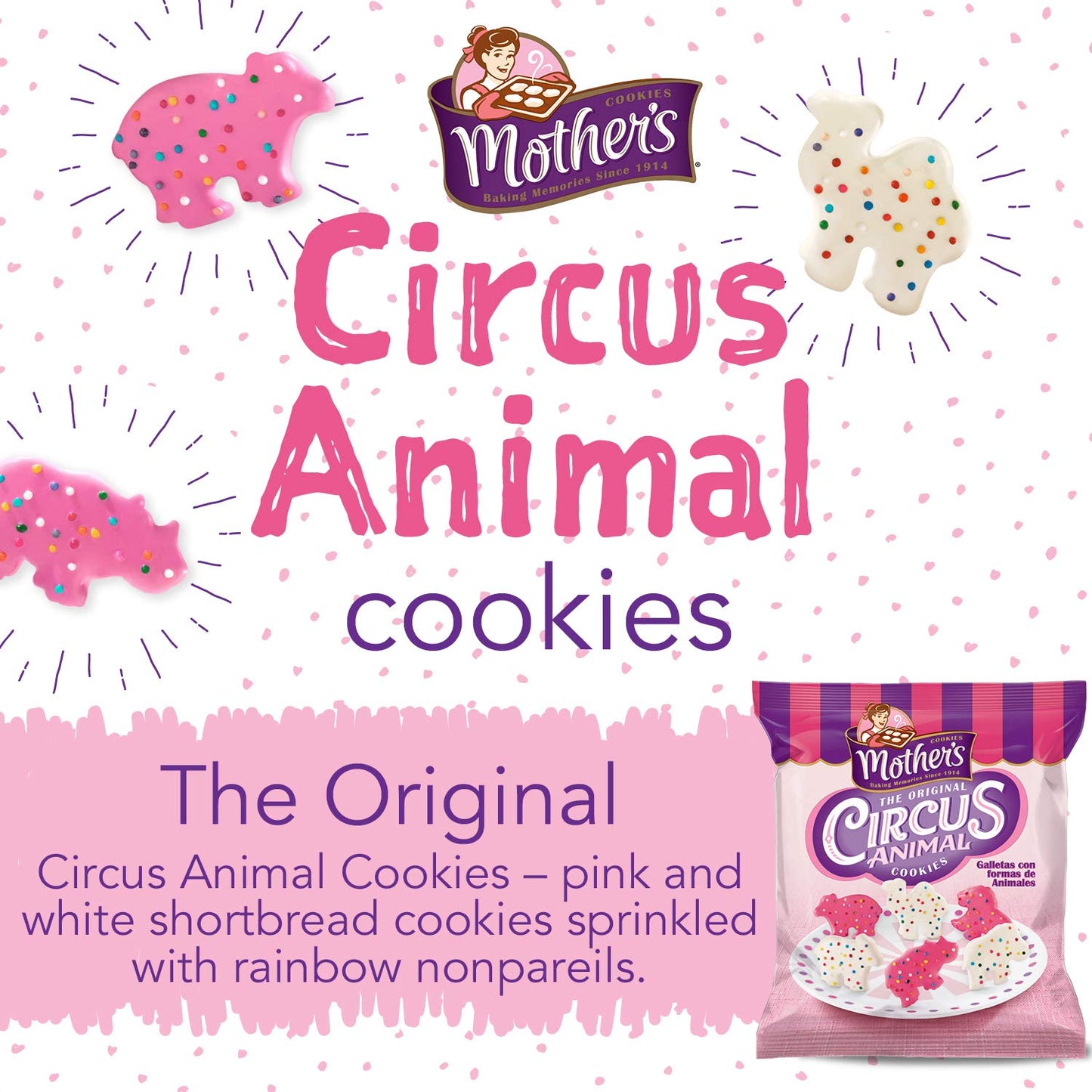 Mother’s Original Circus Animal Cookies, 20 Ounce, 20 Count