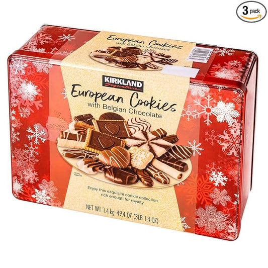 Kirkland Signature European Cookies with Belgian Chocolate - 3 pack