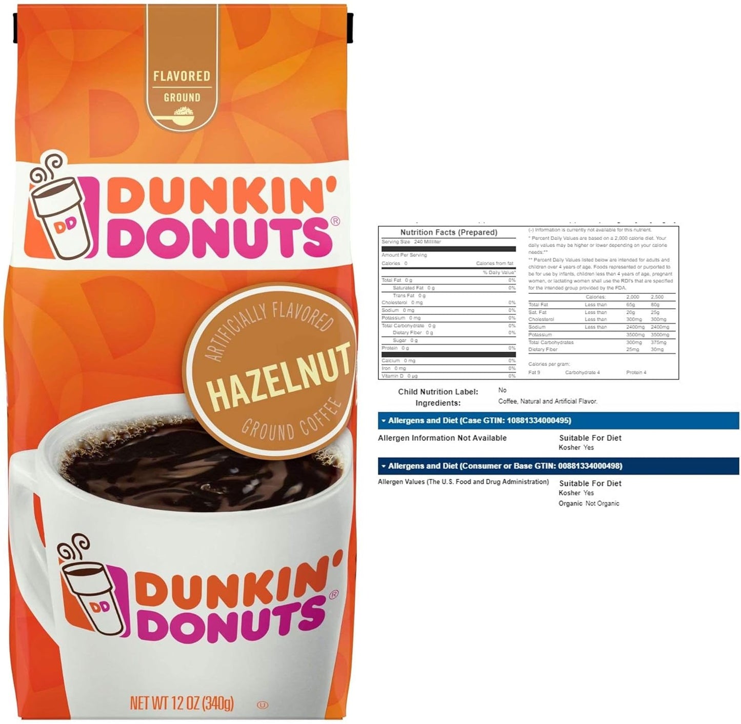 Dunkin Donuts Original Blend, 45 Ounce