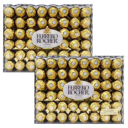 Ferrero Rocher, Diamond Halloween Value Pack - Fancy Looking, Good Taste, Great for Parties and Special Occasions - Delicious Creamy Hazelnut Filling - 4 Pack (48 ct Each), Total 192