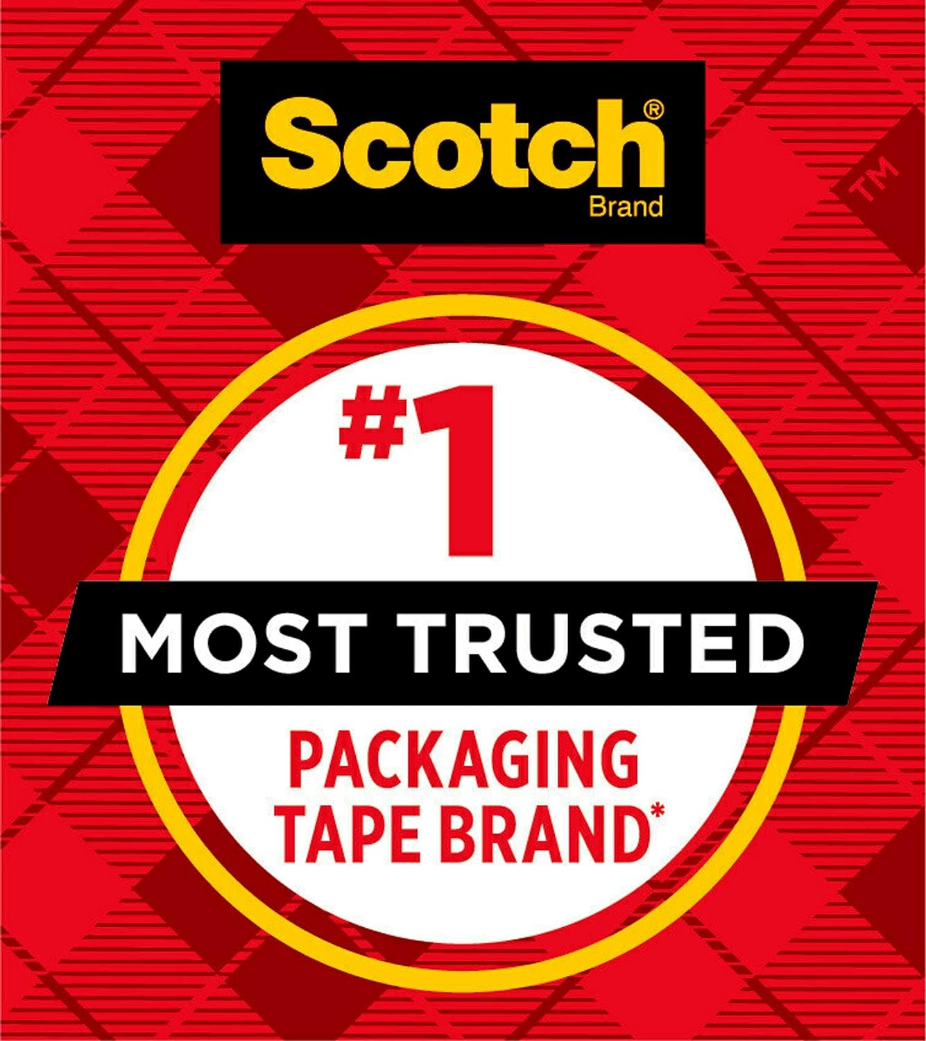 Scotch Heavy Duty Shipping Packing Tape, Clear, Shipping and Packaging Supplies, 1.88 in. x 54.6 yd., 18 Tape Rolls