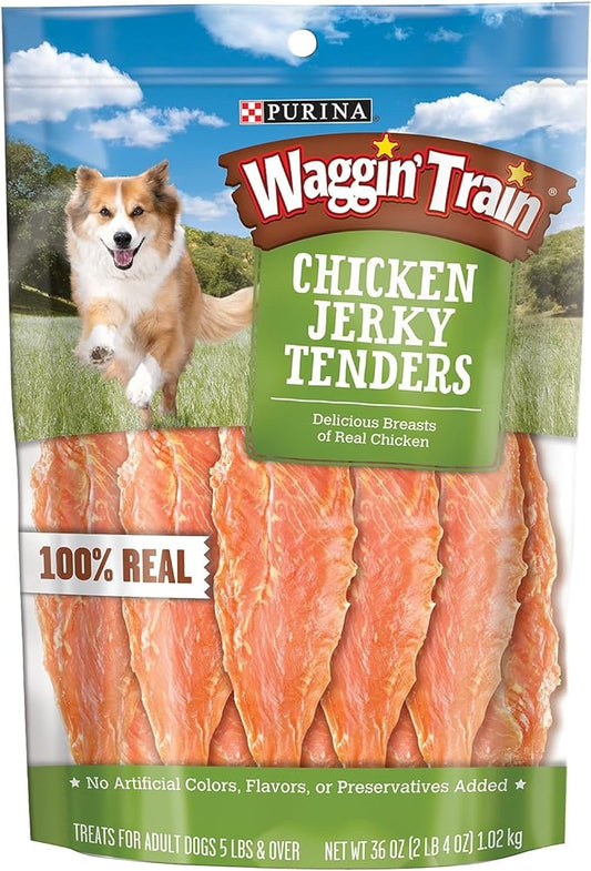 Purina Waggin' Train 100% Real Chicken Jerky Tenders Dog Treats - 2.25 lbs (36 oz.)