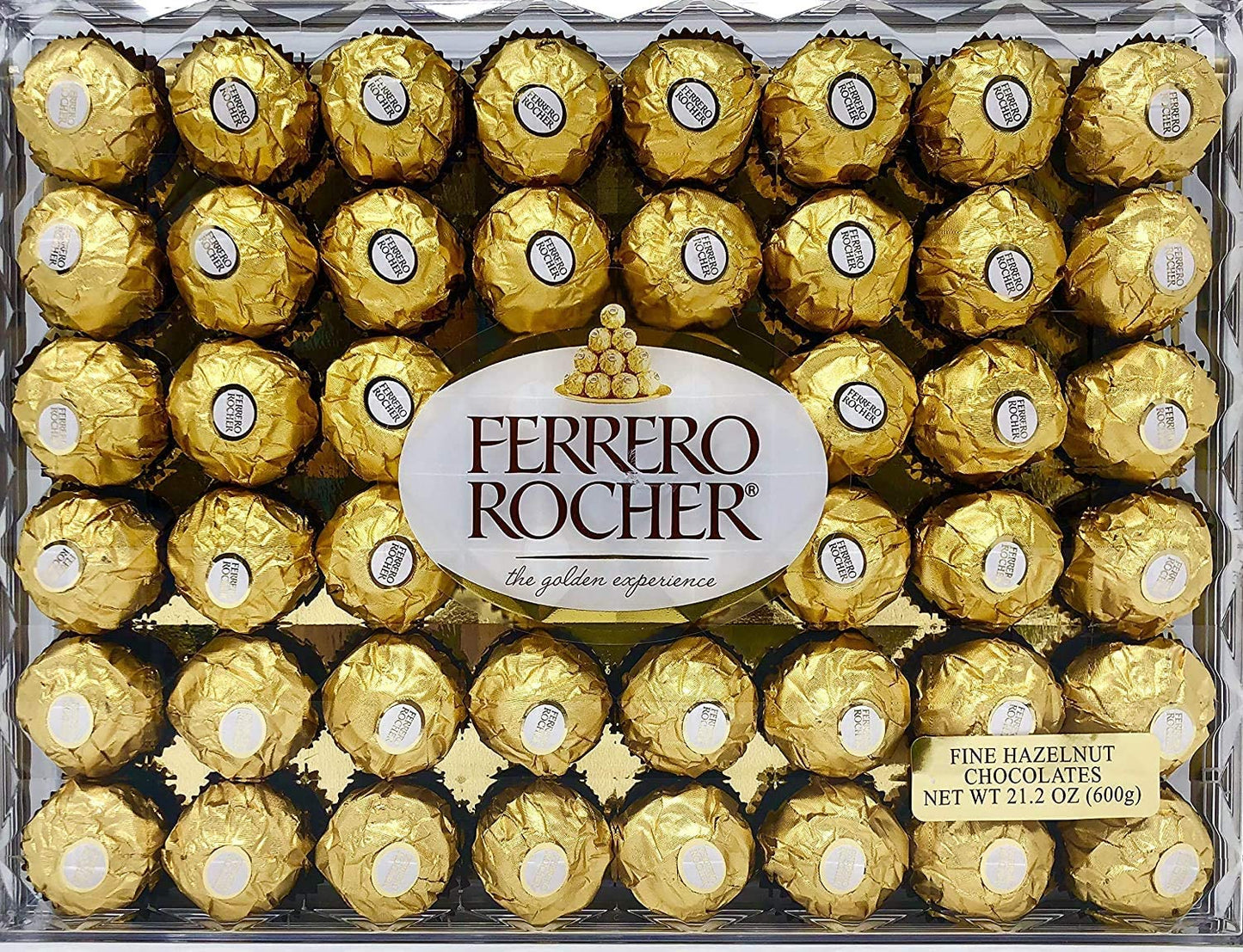 Ferrero Rocher, Diamond Halloween Value Pack - Fancy Looking, Good Taste, Great for Parties and Special Occasions - Delicious Creamy Hazelnut Filling - 4 Pack (48 ct Each), Total 192