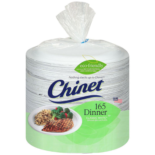 Chinet Chinet 10 3/8" Paper Dinner Plates (165Count),, ()