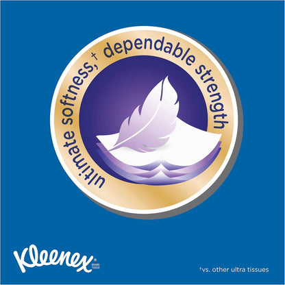 Kleenex Ultra Facial Tissue, 85 Count (Pack of 12)