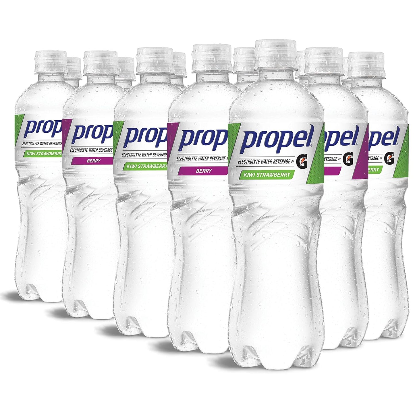 Propel Water Two-Flavor Variety Pack Flavored Water With Electrolytes, Vitamins and No Sugar 16.9 Ounces (Pack of 18)