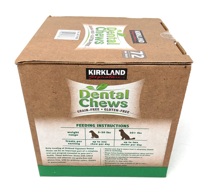 Kirkland Signature Dental Chews, 72-Count