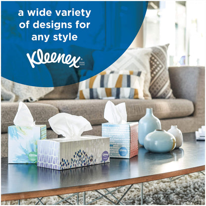 Kleenex Ultra Soft Facial Tissues, Cube Box, 75 Tissues per Cube Box, 18 Packs