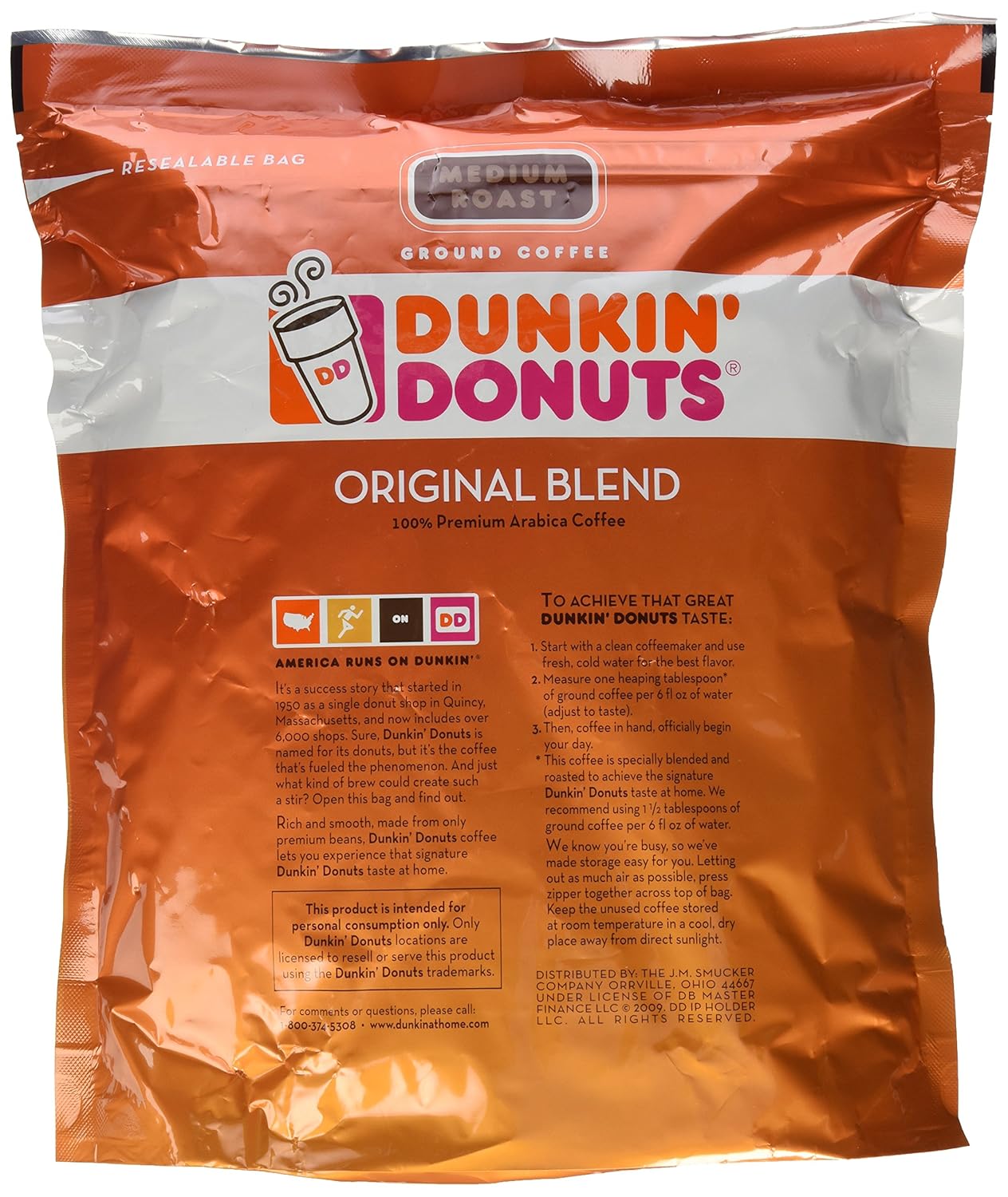 Dunkin Donuts Original Blend, 45 Ounce