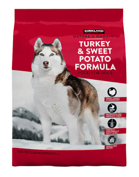 Kirkland Signature Nature's Domain Turkey and Sweet Potato Dog Food 35 lb.