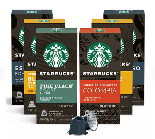 Starbucks by Nespresso Coffee Pods, Variety Pack (60 ct.)